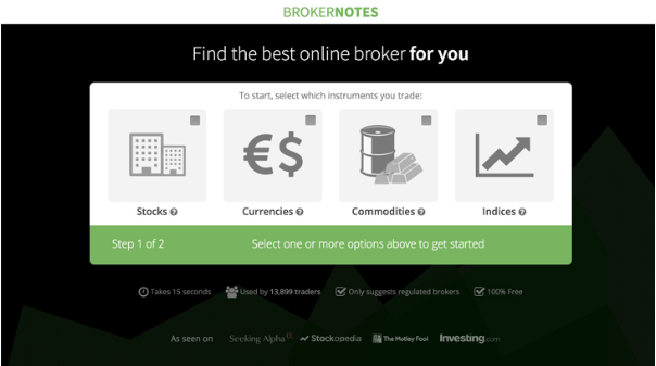 Brokernotes - image selection in a form